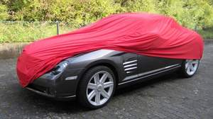 Housse de protection pour <span class=keywords><strong>voiture</strong></span> rouge en <span class=keywords><strong>vente</strong></span> chaude, extensible en spandex, personnalisée, pour <span class=keywords><strong>garage</strong></span>, housses de <span class=keywords><strong>voiture</strong></span> d'intérieur avec logo - Product Image 5