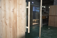 Vente d'usine Bropool - Sauna en cèdre rouge traditionnel pour 1 à 2 personnes, extérieur, avec panneau de commande informatique et chauffage électrique