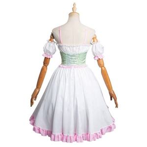 Disfraz de <span class=keywords><strong>Kanroji</strong></span> <span class=keywords><strong>Mitsuri</strong></span>, Disfraz de Anime <span class=keywords><strong>Cosplay</strong></span>, Vestido Lolita de una Pieza, Incluye Calcetines - Product Image 4