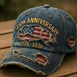 <span class=keywords><strong>Gorra</strong></span> Casual con Diseño Desgastado del 250 Aniversario <span class=keywords><strong>de</strong></span> EE. UU., Tema Patriótico 1776-2026, <span class=keywords><strong>Gorra</strong></span> <span class=keywords><strong>de</strong></span> Béisbol Conmemorativa, <span class=keywords><strong>Gorra</strong></span> Tradicional <span class=keywords><strong>de</strong></span> Homenaje a Estados Unidos - Product Image 1
