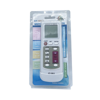 Control Remoto Universal de Plástico para Aire Acondicionado, Compatible con Todos los Modelos, Temporizador, Ajuste de Frío/Calor, Duradero para el Hogar