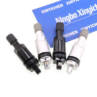 Valve de capteur de pression des pneus en aluminium compatible avec Changan Autel MX-Sensor MVK, kit de valve TPMS universel en métal