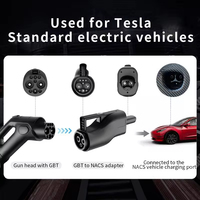 Nouvel adaptateur EV à charge rapide GBT vers Tesla Plug 1000V DC NACs Connecteur Adaptateur de chargeur Ev haute vitesse