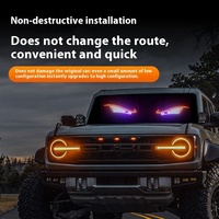 Nouvelles lumières LED Devil Eyes pour vitres arrière de camion Shuntour USB, installation Plug+Play, tension 6V, compatibilité universelle, matériau ABS, IP20