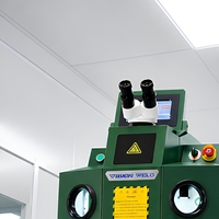 Machine de soudage laser YAG 200W pour bijoux, soudeuse par points portable de type armoire fermée pour la réparation de bagues en or et en argent