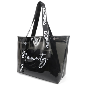 Women <b>Clear</b> PVC Tote Bag Large Capacity Transparent Shoulder <b>Handbag</b> Casual Beach Shopping Bag With Inner Pouch - Product Image 3