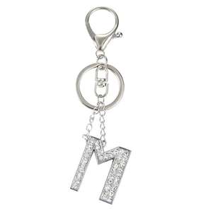 Mode Strass Buchstabe <span class=keywords><strong>M</strong></span> Schlüsselbund - Product Image 1