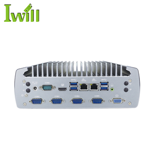 H110 Komputer Industri Tanpa Kipas I7 Mini Pc WIFI Tertanam Computadoras 1 * M.2 Slot - Product Image 2