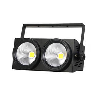 Luz Cegadora LED COB de 200W para Audiencia, Blanco Cálido y Blanco Frío 2 en 1, IP20, Control DMX512, Luz de Matriz de Aluminio para Paisajes y Danza - Product Image 1