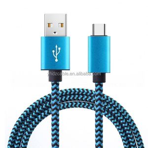 Braided Fast-Charging 1M & 2M Nylon Jacketed USB Cable Micro Ports for Apple <b>Android</b> Type-C Smartwatches Earphones Power Banks - Product Image 1
