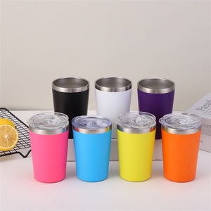 Tasse de voyage moderne en forme de balle en acier inoxydable de 12oz Double couche isolée sous vide Portable 6-12 heures d'isolation thermique peut être - Product Image 1