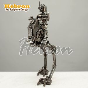 Escultura de <span class=keywords><strong>Batman</strong></span> de Cerámica Hecha a Mano con <span class=keywords><strong>Metal</strong></span> Reciclado, Decoración de Escritorio Simple Personalizada 2026, Decoración de Oficina, Decoración de la Abundancia - Product Image 4