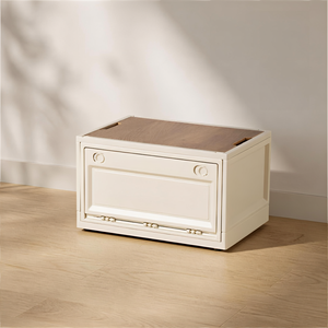 Caja de Almacenamiento para Camping HALO con Tapa de Madera, Organizador de Equipo Portátil, Cofre para Equipo de Campamento, Contenedor de Almacenamiento para Suministros de Picnic - Product Image 2