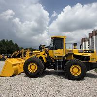 Gebrauchter Komatsu WA470 Radlader 4,2 m³ Schaufel 24000kg Betriebsgewicht Original Japan Großer Frontlader für Erdarbeiten und Sandhandling