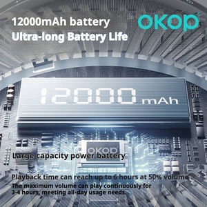 OKOP8004 ลำโพงซับวูฟเฟอร์กำลังสูง 120W <span class=keywords><strong>ขาย</strong></span>ดี พร้อมไฟ RGB Ambient Light แบตเตอรี่ใช้งานได้ยาวนาน ไร้สาย สำหรับลำโพง 5.3  ความจุแบตเตอรี่ 5000-10000mAh - Product Image 2