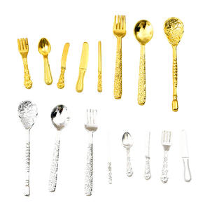 Vajilla de resina en miniatura <span class=keywords><strong>para</strong></span> casa de muñecas, escala 1:12, Mini <span class=keywords><strong>palillos</strong></span>, tenedor, cuchara, cuchillo, juego <span class=keywords><strong>para</strong></span> casa de muñecas, accesorios de cocina - Product Image 5