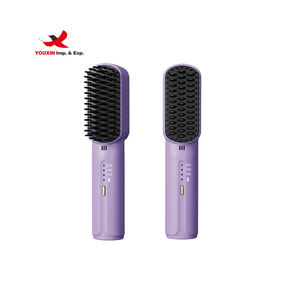 Plancha de Pelo Inalámbrica Multifuncional HQ con Descuento, Rizador de Pelo Inalámbrico Recargable por USB, Mini Plancha de Pelo para Uso Doméstico - Product Image 1