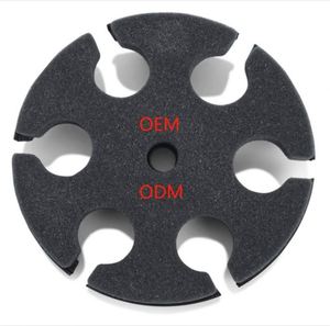 Support de microphone portable professionnel OEM, support de micro en métal pour 6 micros, mini-clip de fixation avec bonnette anti-vent en mousse - Product Image 1