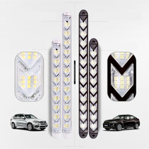 Voiture <span class=keywords><strong>Moto</strong></span> Voiture <span class=keywords><strong>Bande</strong></span> lumineuse <span class=keywords><strong>LED</strong></span> Frein arrière Stop Clignotant Plaque d'immatriculation 18 <span class=keywords><strong>LED</strong></span> Rouge Ambre Couleur DRL Running Lights - Product Image 4