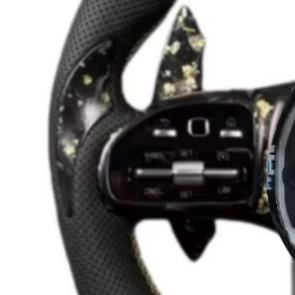 Volant en fibre de carbone pour Mercedes-Benz AMG W204 W205 W213 W212 W220 W221 W222 <span class=keywords><strong>Gle</strong></span> 63 C63, accessoires de voiture - Product Image 3
