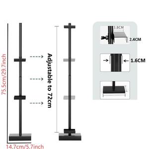 Tabletop khung hình đứng, có thể điều chỉnh cho khung hình lên đến 28 "H, khung màu đen chủ đứng bảng easels cho hiển thị - Product Image 3