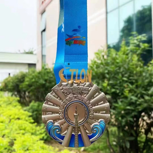 कारखाने प्रत्यक्ष अनुकूलन योग्य चांदी और तांबे के लेजर यूव मुद्रित ट्राफियां और पट्टिका पदक मूल्य छूट के साथ स्वागत उपहार - Product Image 6