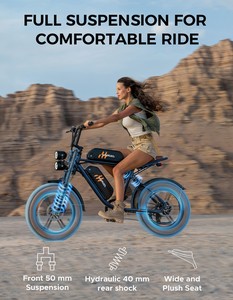 Bicicleta Eléctrica Hillmiles Milezoom con Llantas Gruesas, Batería Doble de 15.6Ah*2 30Ah, Llantas de 20 X 4.0 para Hombre, Envío Gratis, MileZoom 1 - Product Image 3