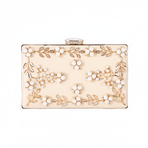 2025 New Women's Evening Clutch Bag Elegant Inspired <b>Pearl</b> Decoration Party Wedding Luxury Bride <b>Handbag</b> - Product Image 1
