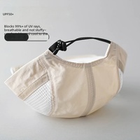 Casquette de baseball pour femme 9920 en nylon, 6 panneaux, couleur unie, séchage rapide, respirante, imperméable, réglable ; légère, style luxueux