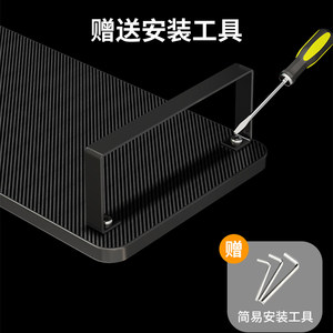 Computer <b>Riser</b> Stand <b>Desktop</b> Monitor Holder Carbon Fiber Design Workstation Laptop Stand Single Layer Storage Rack - Product Image 4