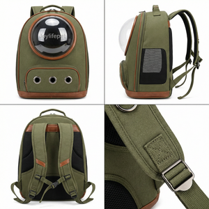 Mochila Para Gatos New Fashion Eco-friendly Nylon Large Capacity Breathable Panoramic Space Capsule Pet <strong>Backpack</strong> <strong>for</strong> <strong>Dogs</strong> 10kg - Product Image 5