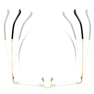 <span class=keywords><strong>2026</strong></span> Yüksek Kaliteli Çerçevesiz Kare Gözlük Optik Çerçeve Unisex Gözlük Çerçeveleri Titanyum Gözlük Çerçevesi - Product Image 4