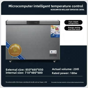 Congélateurs coffres OEM 230L à porte unique, grande capacité, pour la maison et les dortoirs, congélateur suspendu, réfrigérateur, appareils électroménagers majeurs - Product Image 4