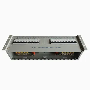 Dc-48v dual input 2 in 16 out Telecom room 3U19-inch power distribution unit electrical box