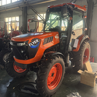 Tracteur agricole Flyeragro EPA 4x4 65 CV Euro V/EPA4 personnalisable avec moteur, pompe, boîte de vitesses et roulement pour usage agricole