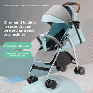 Cochecito de Bebé Ultraligero Plegable con Asiento Reclinable, Sistema de Viaje para Todo Clima, Cochecito Compacto 3 en 1 para Recién Nacidos hasta Niños Pequeños - Product Image 4