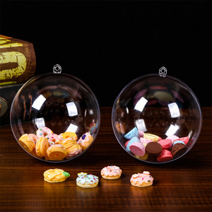Boule de Noël transparente personnalisée en gros, décoration suspendue en acrylique pour arbre, pour le sport et le divertissement - Product Image 6