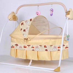 ¡Venta al por mayor! Columpio eléctrico para bebé, cama reclinable basculante infantil con función de seguridad de música electrónica para uso doméstico, venta al por mayor de 2017