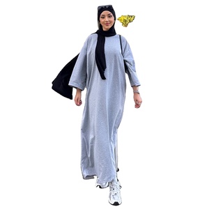 Türkiye'den Eid ramazan için kadınlar Casual Abaya için yeni geleneksel  uzun müslüman elbisesi mütevazı Dubai Kaftan - Product Image 1