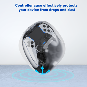 حقيبة واقية محمولة لـ PS5 DualSense وحدة تحكم حافة متينة مدمجة وصديقة للسفر حل تخزين ملحقات اللعبة - Product Image 6