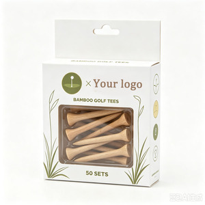 Boîte d'emballage en papier pour tee de golf, vente en gros d'usine, taille personnalisée, impression CMYK, pour présentoir de tees de golf - Product Image 3