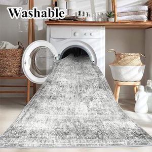 <span class=keywords><strong>Tapis</strong></span> pliable antidérapant à imprimé floral 4x6, lavable, vintage, traditionnel, pour chambre à coucher, salon - Product Image 3