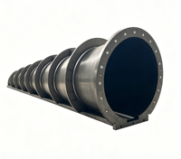Tube conique de grande taille, usinage sur mesure haute performance, tube conique de grande section, fabrication OEM