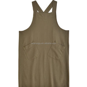 <span class=keywords><strong>Tablier</strong></span> en <span class=keywords><strong>lin</strong></span> simple de style <span class=keywords><strong>japonais</strong></span> pour hommes femmes bavoir rétro pour la maison usine transfrontalière en gros lavable durable personnalisé étranger - Product Image 4