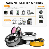 Filament 3D PETG PLA de qualité supérieure, 1,75 mm ±0,02 mm de tolérance, pour impression 3D, tiges en plastique PLA, lot de 5 couleurs, directement de l'usine