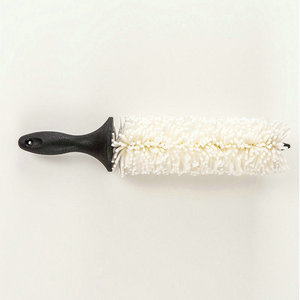 <b>Wheel</b> <b>Brush</b> 37 Inch Long Handle Steel Core White PP Material For Car Tire And <b>Wheel</b> Hub Cleaning - Product Image 4