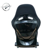 Siège de voiture universel YZ personnalisé, style sport, racing, en cuir PVC noir ventilé et respirant