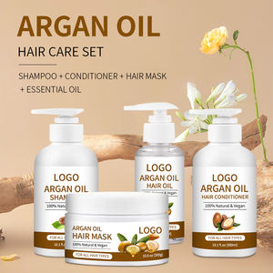 Shampooing et revitalisant pour cheveux à l'huile d'argan réparateur et anti-pelliculaire, marque privée OEM, soin capillaire - Product Image 2