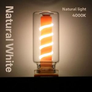 Viral <b>USB</b> Glass PVC Bottle Spiral Ambient Night Light Touch Control <b>Plug</b>-in Desktop Bedroom Decor Lamp - Product Image 5