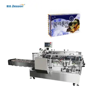 Customized Automatic Bread Cookies Food Packing Box Cartoning Machine